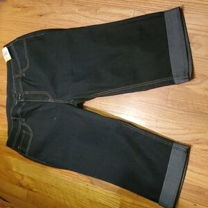 𝅺JW Blue Denim Capris Size 14 NWT